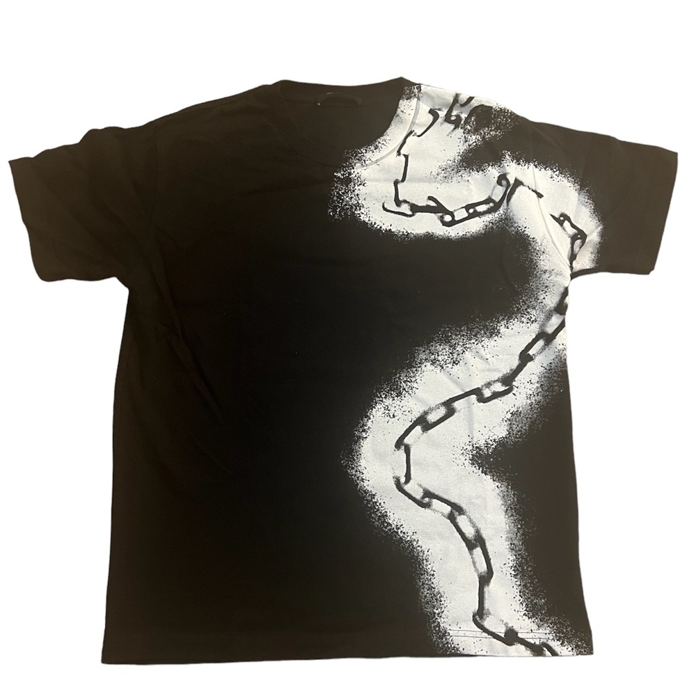 Louis Vuitton Spray Chain T-Shirt in Black, Men's